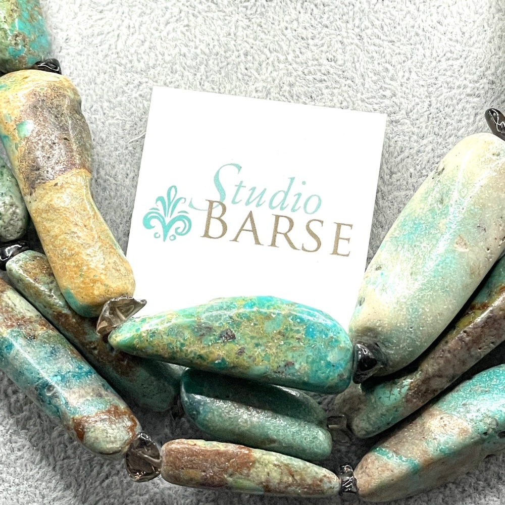 Studio Barse Chunky Turquoise Statement Necklace - image 2